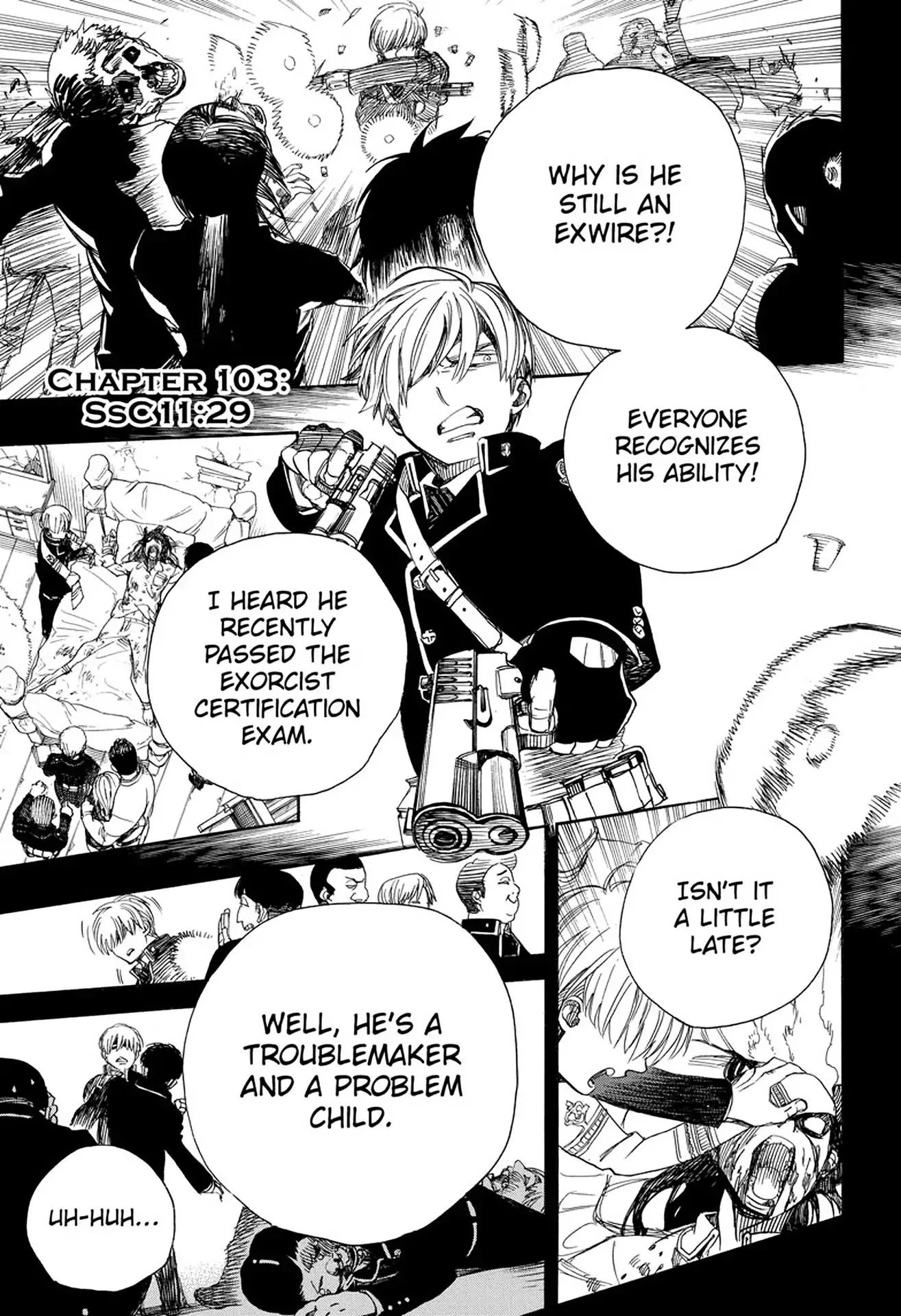 Ao no Exorcist Chapter 103 2